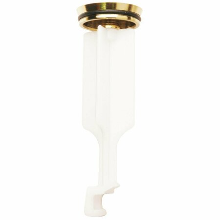 ALL-SOURCE 4.09 In. x 1.23 In. Polished Brass Pop-Up Drain Stopper 454753